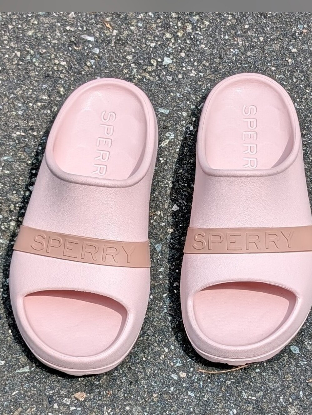 Sperry Two-Tone Pink Slide Sandals